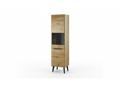 Vitrine kast glazen plank vitrinekasten rekken kasten hout nieuw woonkamer.
