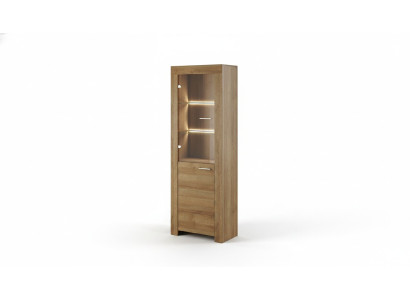 Vitrine kast ladekast woonkamer glazen plank vitrines planken hout