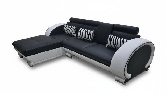 Eckbank leder + USB Ecke bank woon hoek landschap L vorm bekleding nieuw ontwerp