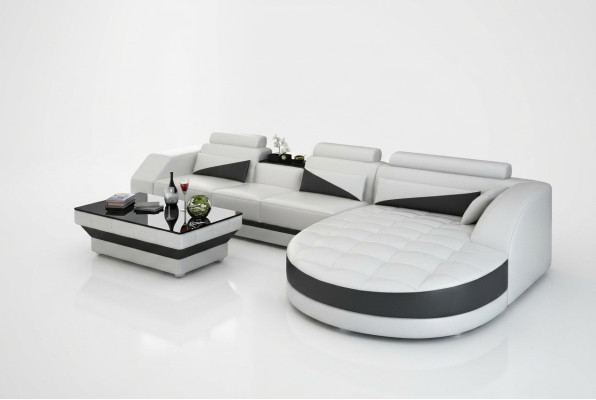 Hoekbank Hoekbank Ontwerp Beklede Hoekbank Bank Woonlandschap Bank Tafel USB
