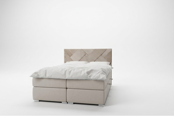 Boxspringbed Hotel Dubbel Luxe Bedden Gestoffeerde Bedlade Functie 140x200cm