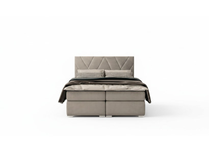 Chesterfield slaapkamer boxspringbed tweepersoonsbedden gestoffeerde kast functie