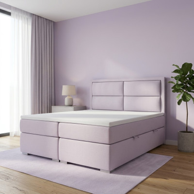Boxspring Bed Hotel Dubbel Compleet Set Topper Matras Bed Functie Doos