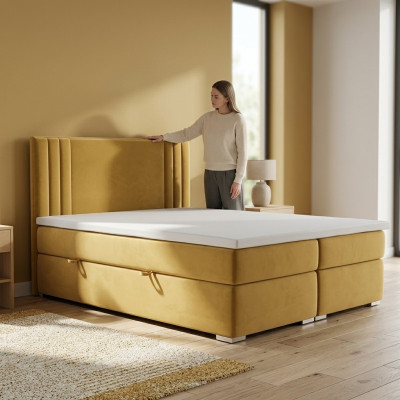 Boxspringbed Dubbele Compleet Set Matras Topper Bedden Functie Doos Hotel