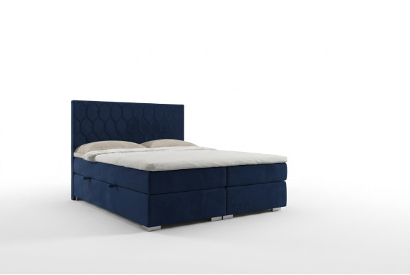 Boxspring Bed Hotel Design Velvet Luxury Beds Upholstered Bed Box Function Double