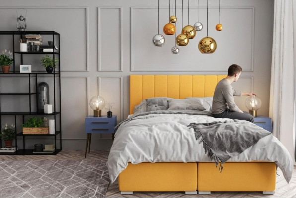 Boxspring Tweepersoonsbed Hotel Compleet Set Matras Topper Bedden Functie