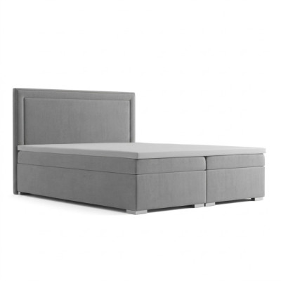 Boxspring Design Bed Hotel Tweepersoonsbedden Luxe Gestoffeerde Doos Functie Fluweel Nieuw