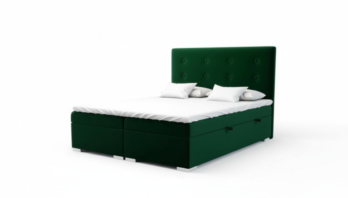 Boxspringbed Hotel Tweepersoonsbed Textiel Luxe Bedden Bekleed Bedlade Functie