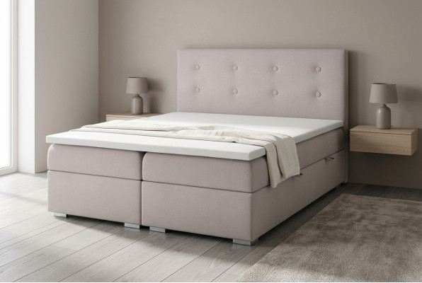 Bed Frame Function Boxspring Hotel Double Complete Set Topper Mattress Beds