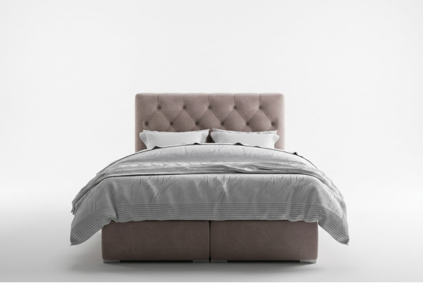 Boxspringbed Hotel Dubbel Leer Luxe Bedden Gestoffeerde Bedlade Functie Nieuw.