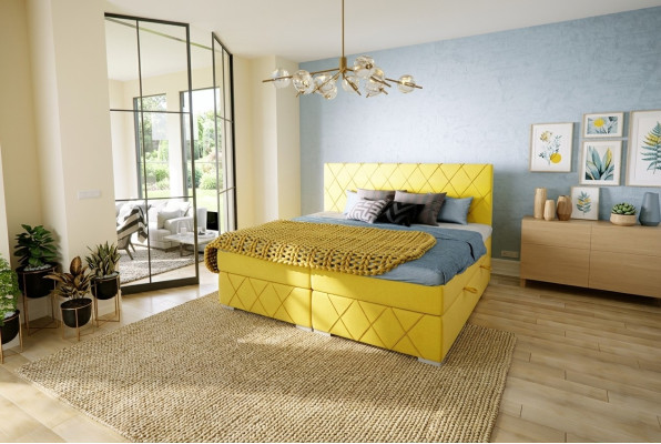 Bed Compleet Set Dubbel Matras Boxspring Topper Bedden Functie Doos