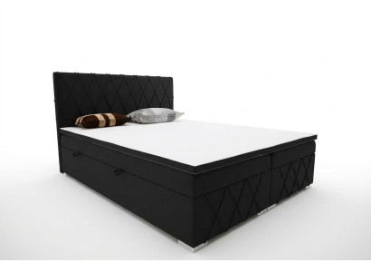 Boxspringbed Hotel Dubbele Luxe Bedden Gestoffeerde Opbergbox Functie 180x200cm
