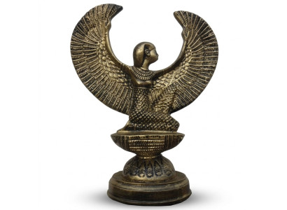 Egypte Beeldhouwwerk Godin Isis Beeldje Standbeeld Beeldjes Standbeelden Antieke Stijl 38cm Nieuw
