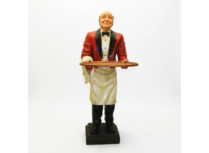 Butler figuur standbeeld figuren beelden sculptuur restaurant hotel 180 cm plank nieuw