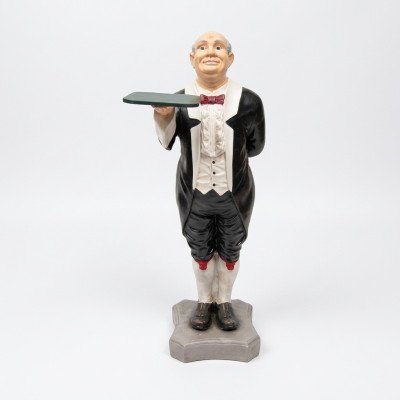 Butler beeld standbeeld figuren beelden sculptuur restaurant hotel 110cm verdieping nieuw