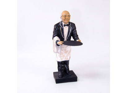 Butler-figuur Beeld Figuren Beelden Sculptuur Restaurant Hotel Schap Ober Nieuw