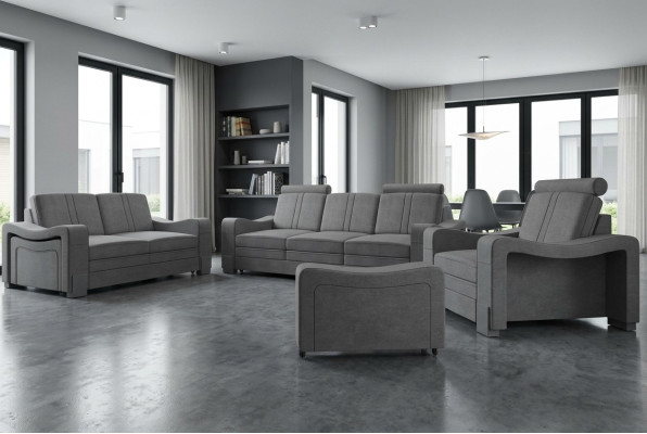 Garnituur stoffen bank 3+2+1 bankstel maatwerk bekleding sofa USB textiel