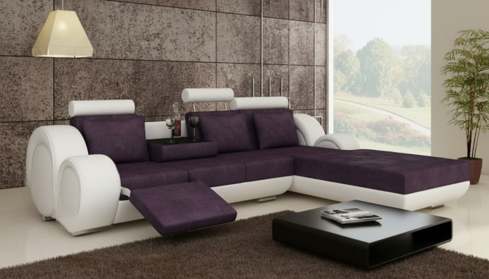 TEXTIELBANK STOFFEN BANKSTELLING WOONLANDSCHAP BANKSTEL HOEKSOFA Maatwerk USB