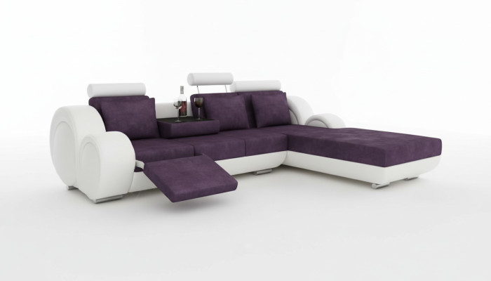 TEXTIELBANK STOFFEN BANKSTELLING WOONLANDSCHAP BANKSTEL HOEKSOFA Maatwerk USB