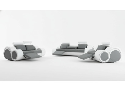 Sofa bekleding 3+2 zitplaatsen met USB Sofa leren bank op maat bankstel Nieuw