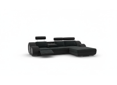 Ontwerper bank bank bekleding leren bank + USB Nieuwe set woonlandschap hoekbank