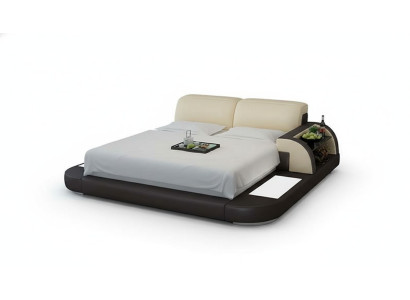 Ontwerp bed XXL Grote Bedden Lederen Hotel Bekleding 180x200 Multifunctioneel Plank USB