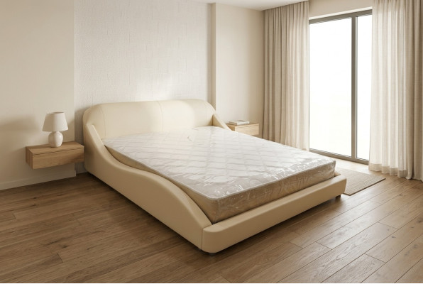 Luxe bed met USB bekleding echtgenoot hotel moderne bedden leer 140/160/180/200 cm bed