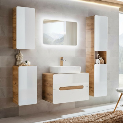 Ontwerp badkamer meubels bad 5-delige set badkamermeubel wastafel