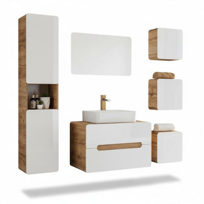 Ontwerp badkamer meubels Bad 6-delige set garnituur kast decoratie wastafel