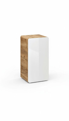Ontwerp kasten Apotheekkasten Hangend ontwerp houten plank muur