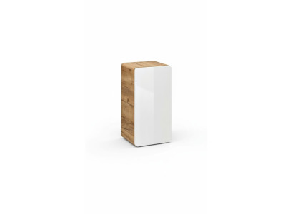 Ontwerp kasten Apotheekkasten Hangend ontwerp houten plank muur