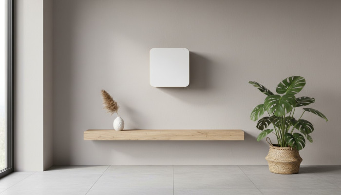 Muurkast Kast Plank Eik Apotheekplanken Decoratieve wandkast