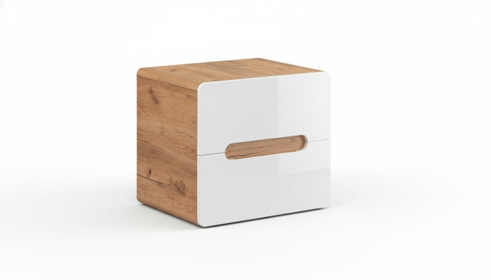 Hangkast Kast Plank Eik Wit Apotheekrekken Wandkast