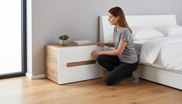 Ontwerp kast Apotheekkasten Hangende Decoratieve Design Houten Plank Muur