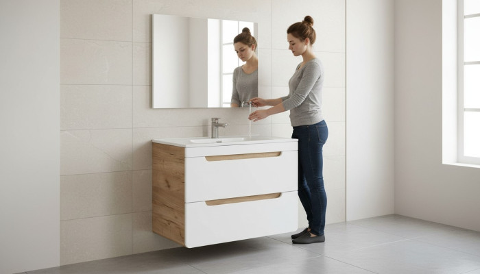 Wastafel 60 cm Wastafelonderkast Badkamerkast