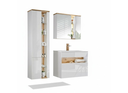 Ontwerp badkamermeubels Bad 3-delig set decoratiekast wastafel