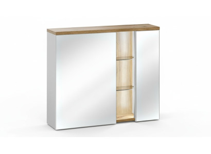 Spiegelkast Wandkast Badkamerkast met spiegel 80 cm LED