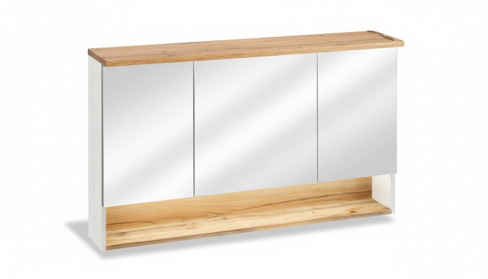 Spiegelkast Wandkast Badkamerkast met spiegel 120 cm LED