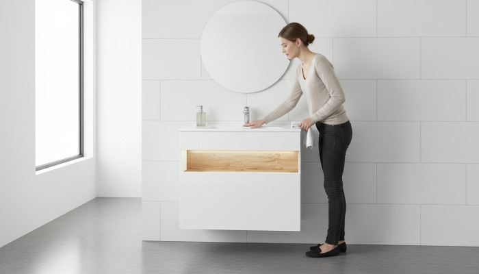 Waschtisch Badkamer Kasten Wastafels Wastafels Lavabo