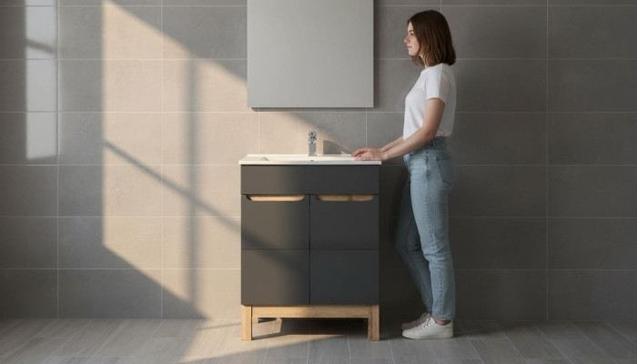 Keramiek wastafel wastafel onderkast wastafel badkamer