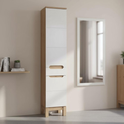 Hoge kast Badkamerrek Plank Hoge kast 187x35x33 cm