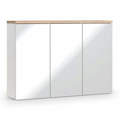 Spiegelkast Wandkast Badkamerkast met spiegel 100 cm