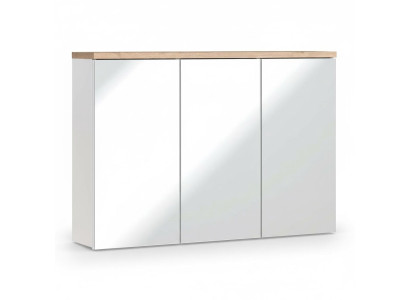 Spiegelkast Wandkast Badkamerkast met spiegel 100 cm