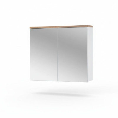 Spiegelkast Wandkast Badkamerkast met spiegel 80 cm