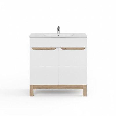 Witte wastafel met onderkast Hoogwaardige wastafels