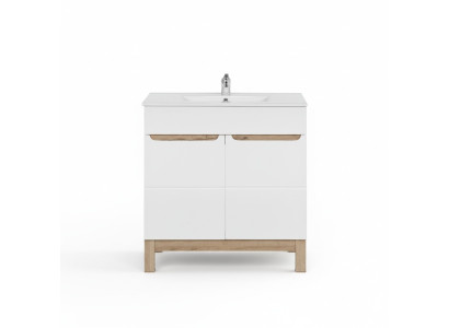 Witte wastafel met onderkast Hoogwaardige wastafels