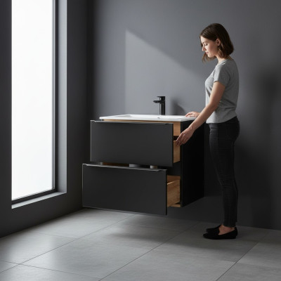 Badkamer wastafel onderkast luxe wastafelmeubels wastafel kasten wastafels