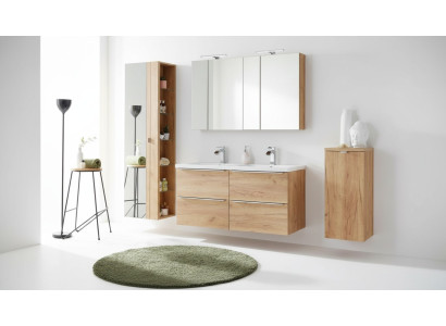 Spiegelkast Wandkast Badkamerkast met spiegel 60 cm Plank