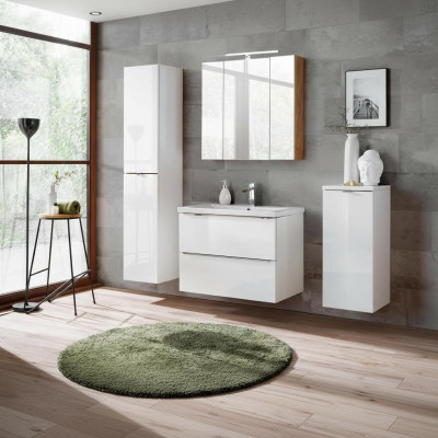 Ontwerp Badkamermeubelen Bad 4-delig Set Deco Garnituur Kast Wastafel