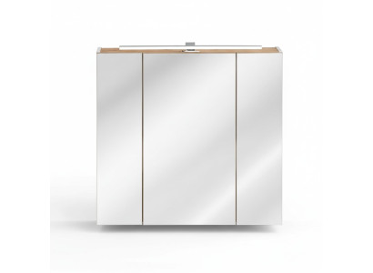 Spiegelkast Wandkast Badkamerkast met spiegel 80 cm Decoratieve LED